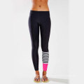 FDA certificated patchwork black slim body seamless yoga pants leggings sweatpants women